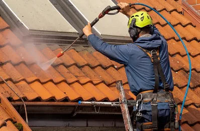 Démoussage et hydrofuge de toiture à Piseux